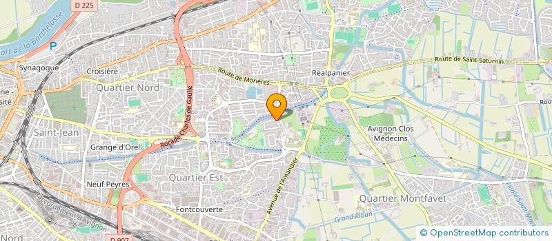 localisation de l'entreprise MONSIEUR KAMAL AIT YOUS  AVIGNON