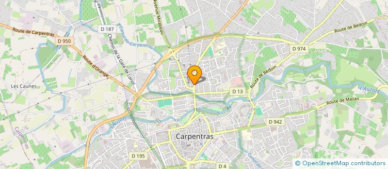 localisation de l'entreprise MONSIEUR KAMAL AKOUDAD  CARPENTRAS