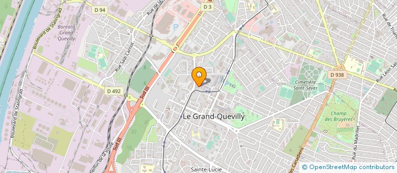 localisation de l'entreprise MONSIEUR KAMAL ALRACHID YOUSSEF  LE GRAND-QUEVILLY