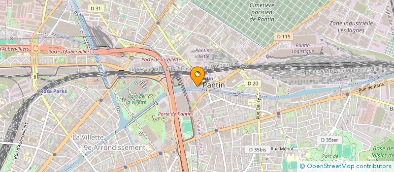 localisation de l'entreprise MONSIEUR KAMAL ANECHE  PANTIN
