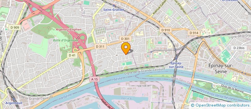 localisation de l'entreprise MONSIEUR KAMAL BACHIRI  ARGENTEUIL