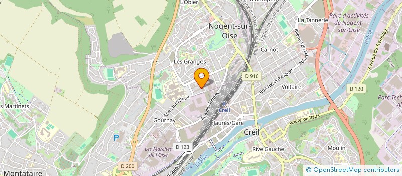 localisation de l'entreprise MONSIEUR KAMAL BADDOURI  NOGENT-SUR-OISE