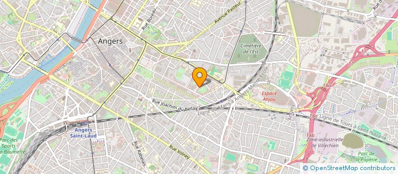 localisation de l'entreprise MONSIEUR KAMAL BAKHIT SALEH ARBAB à ANGERS