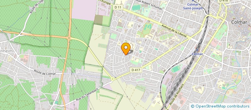 localisation de l'entreprise MONSIEUR KAMAL BELGHAZI  COLMAR