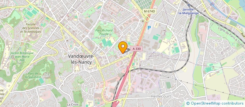 localisation de l'entreprise MONSIEUR KAMAL BELHAJ  VANDUVRE-LES-NANCY