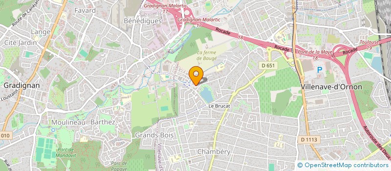 localisation de l'entreprise MONSIEUR KAMAL BEN HADDOU à VILLENAVE-D'ORNON