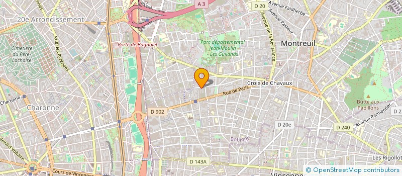 localisation de l'entreprise MONSIEUR KAMAL BISWAS à MONTREUIL