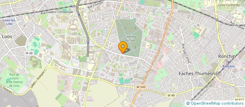 localisation de l'entreprise MONSIEUR KAMAL BOUHOUCH à LILLE