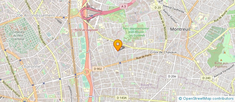 localisation de l'entreprise MONSIEUR KAMAL BOUKNADEL à BAGNOLET