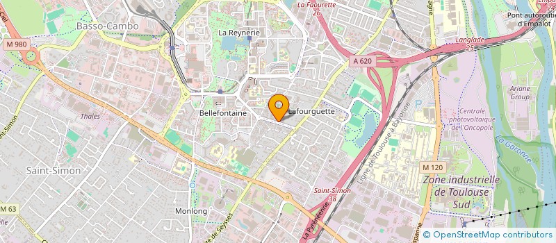 localisation de l'entreprise MONSIEUR KAMAL BOUNBAA  TOULOUSE