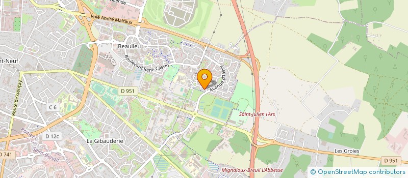localisation de l'entreprise MONSIEUR KAMAL BOURITA à POITIERS