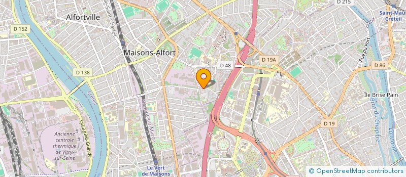 localisation de l'entreprise MONSIEUR KAMAL BOUROUF  MAISONS-ALFORT