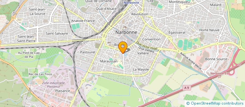 localisation de l'entreprise MONSIEUR KAMAL BOUSSIHMED à NARBONNE