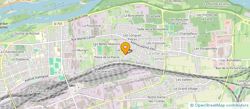 localisation de l'entreprise MONSIEUR KAMAL CHAKIBI  LA VILLE-AUX-DAMES