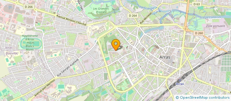 localisation de l'entreprise MONSIEUR KAMAL CHAOUANE à ARRAS