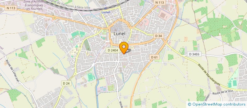 localisation de l'entreprise MONSIEUR KAMAL CHEFFOUI  LUNEL