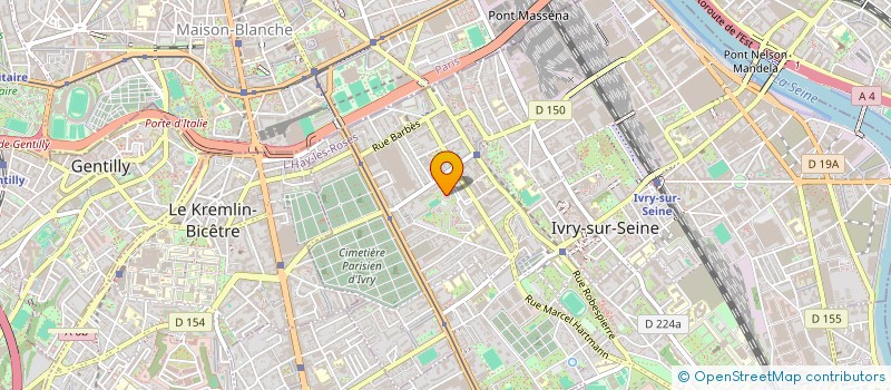 localisation de l'entreprise MONSIEUR KAMAL CHEMLAL  IVRY-SUR-SEINE