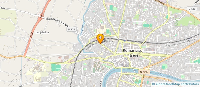 localisation de l'entreprise MONSIEUR KAMAL DADAMMI  ROMANS-SUR-ISERE