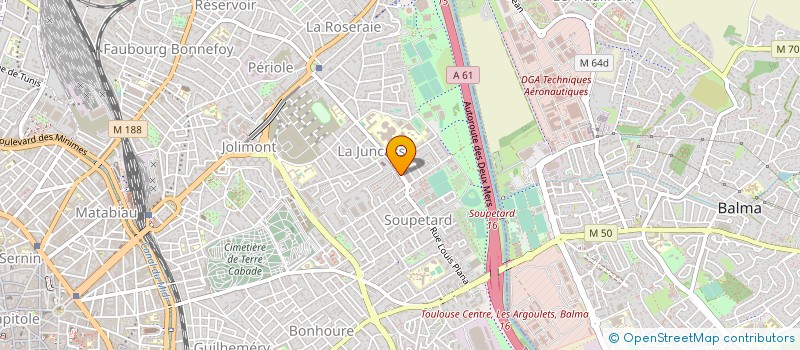 localisation de l'entreprise MONSIEUR KAMAL DERMOUM à TOULOUSE