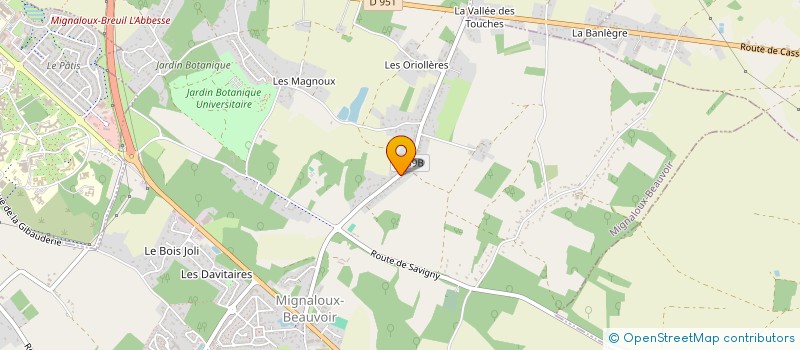 localisation de l'entreprise MONSIEUR KAMAL DJOUANI  MIGNALOUX-BEAUVOIR