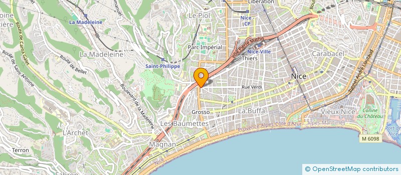localisation de l'entreprise MONSIEUR KAMAL DJOUFJOU à NICE