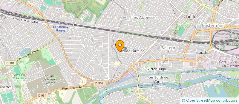 localisation de l'entreprise MONSIEUR KAMAL DOUCENE  CHELLES