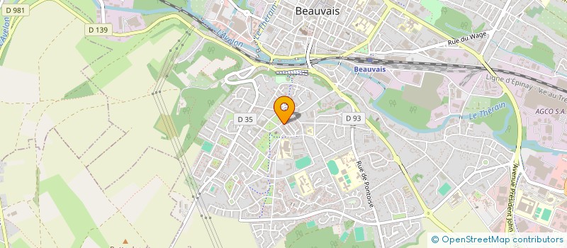 localisation de l'entreprise MONSIEUR KAMAL DRIDI  BEAUVAIS