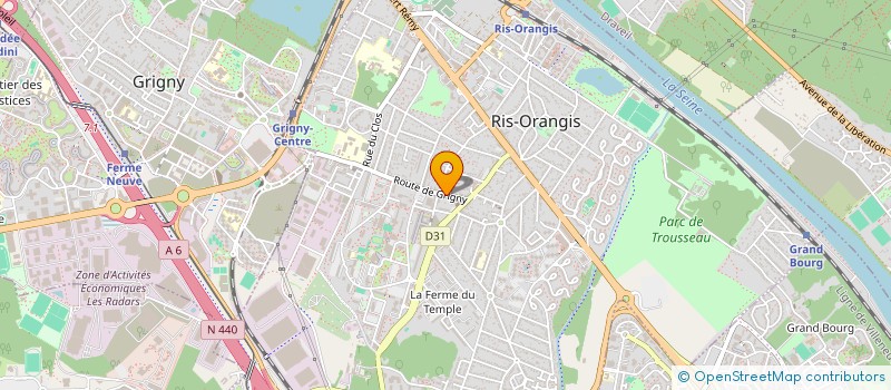 localisation de l'entreprise MONSIEUR KAMAL EL YAZRI  RIS-ORANGIS