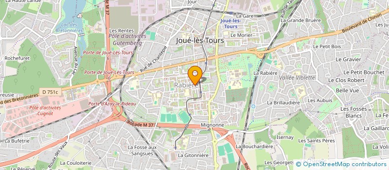 localisation de l'entreprise MONSIEUR KAMAL FARCHI  JOUE-LES-TOURS