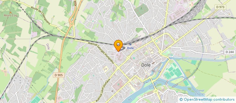 localisation de l'entreprise MONSIEUR KAMAL FJAR  DOLE