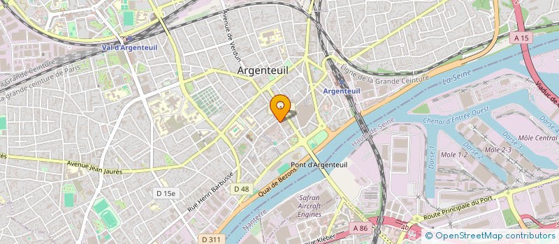 localisation de l'entreprise MONSIEUR KAMAL HADIDI  ARGENTEUIL