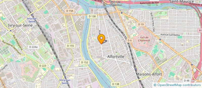 localisation de l'entreprise MONSIEUR KAMAL HAMDAOUI  ALFORTVILLE