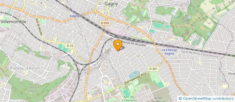 localisation de l'entreprise MONSIEUR KAMAL HAMDI à GAGNY