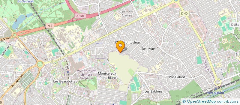 localisation de l'entreprise MONSIEUR KAMAL HAMIDOUCHE à SEVRAN