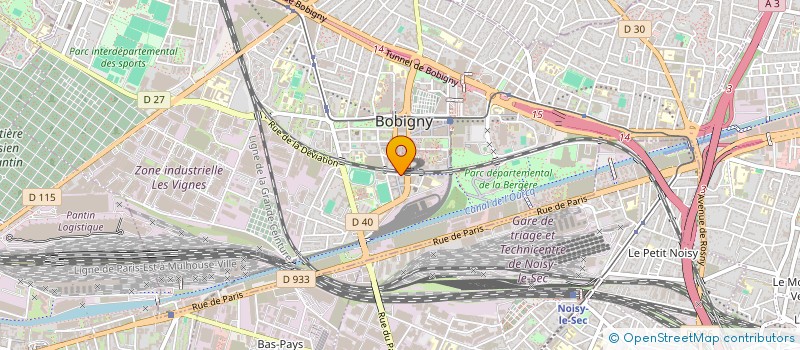 localisation de l'entreprise MONSIEUR KAMAL HAMMANI  BOBIGNY