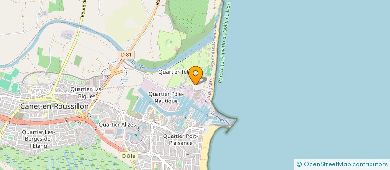 localisation de l'entreprise MONSIEUR KAMAL HAMZI  CANET-EN-ROUSSILLON