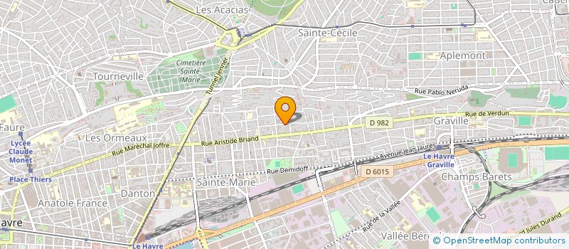 localisation de l'entreprise MONSIEUR KAMAL HIRBLI  LE HAVRE