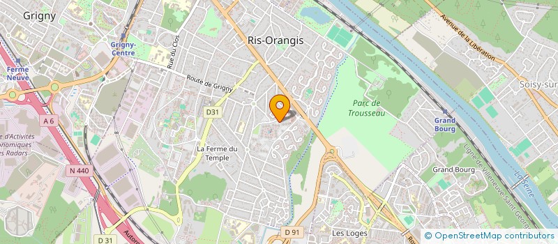 localisation de l'entreprise MONSIEUR KAMAL KASDI à RIS-ORANGIS