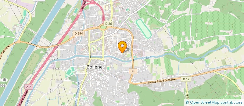 localisation de l'entreprise MONSIEUR KAMAL KAYNA  BOLLENE