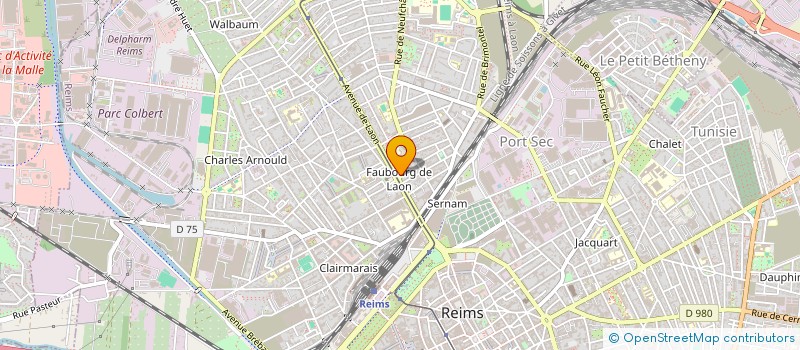 localisation de l'entreprise MONSIEUR KAMAL KHATINI  REIMS