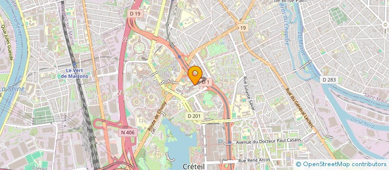 localisation de l'entreprise MONSIEUR KAMAL KHEMIS  CRETEIL