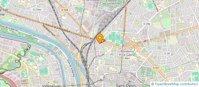 localisation de l'entreprise MONSIEUR KAMAL KHETTOU  SAINT-DENIS