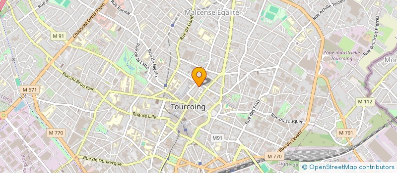 localisation de l'entreprise MONSIEUR KAMAL KIDJ  TOURCOING