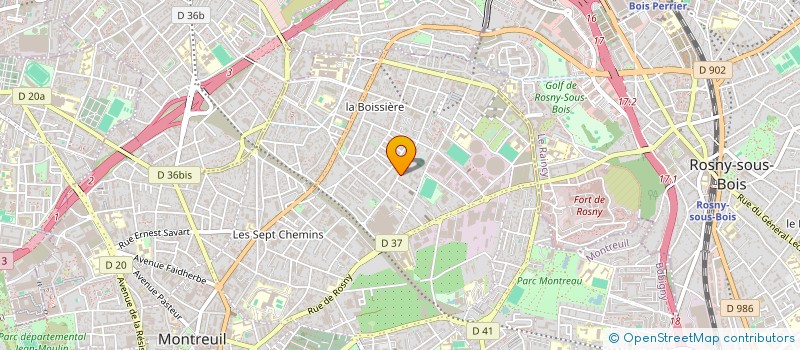 localisation de l'entreprise MONSIEUR KAMAL LAOUISSATI à MONTREUIL