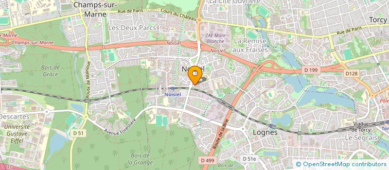 localisation de l'entreprise MONSIEUR KAMAL LARBI  NOISIEL