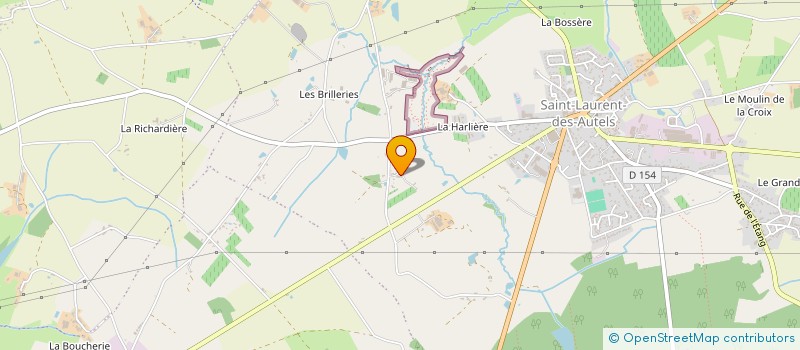 localisation de l'entreprise MONSIEUR KAMAL MACHICHI  OREE D'ANJOU