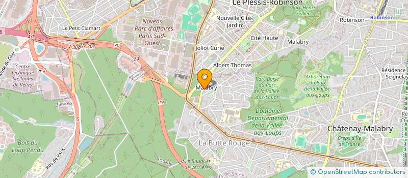 localisation de l'entreprise MONSIEUR KAMAL MHARA  CHATENAY-MALABRY