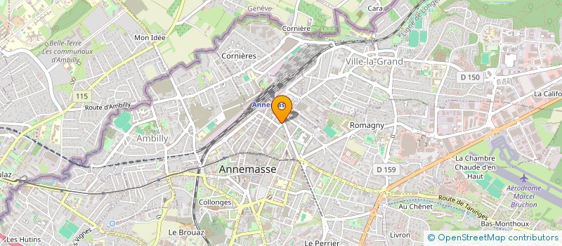 localisation de l'entreprise MONSIEUR KAMAL MIAH à ANNEMASSE