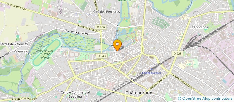 localisation de l'entreprise MONSIEUR KAMAL MOUHSINE à CHATEAUROUX