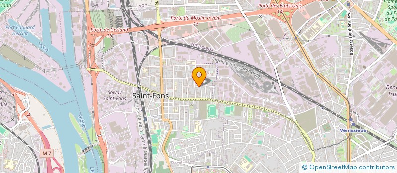 localisation de l'entreprise MONSIEUR KAMAL MOUSTAID  SAINT-FONS